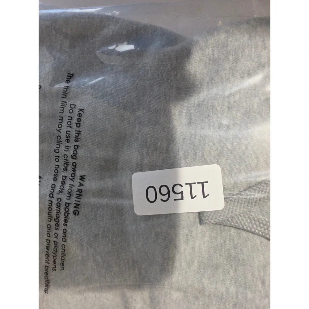 Nike Hoodie Mens Large Gray Sportswear Club Fleece Pullover Sweatshirt 804346